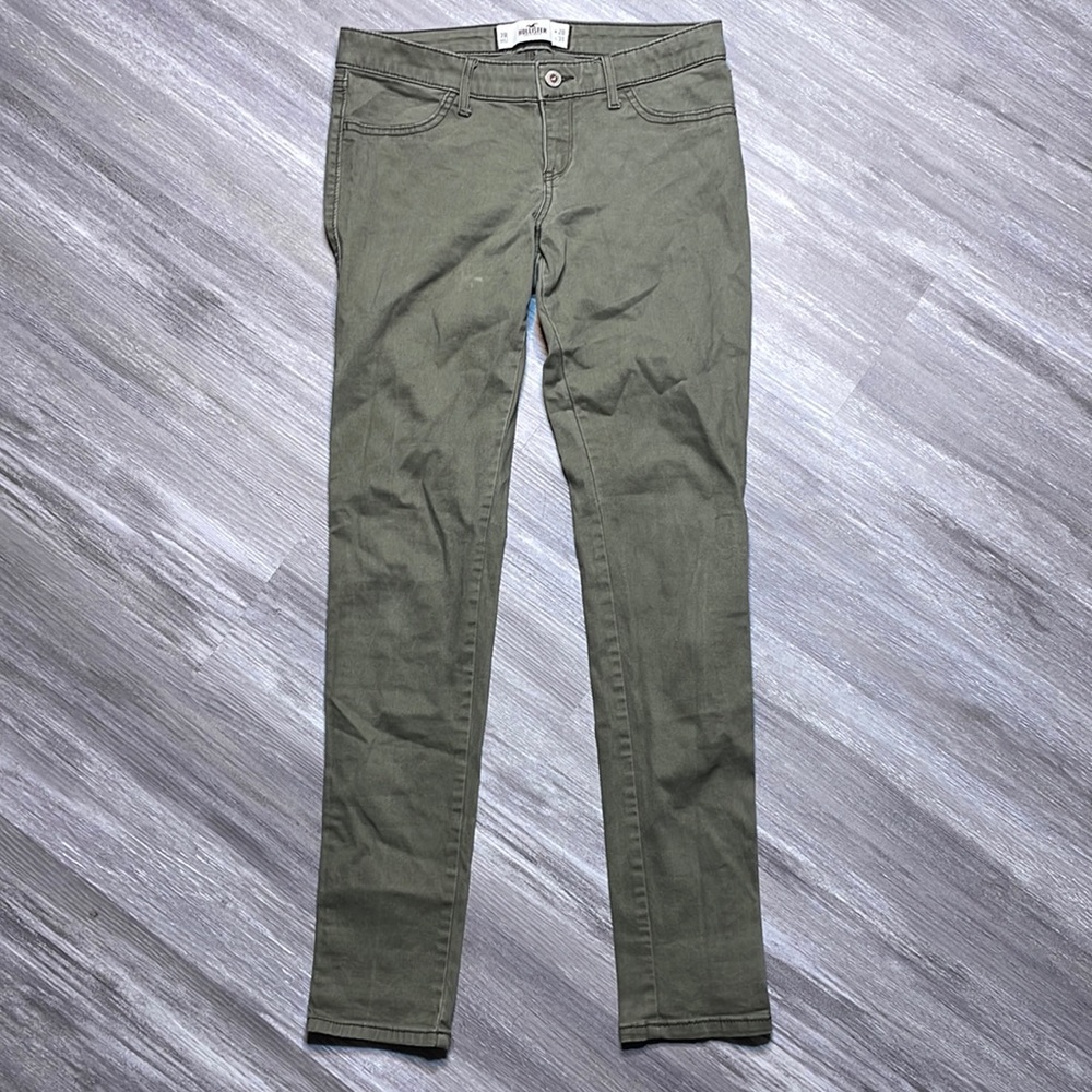 Hollister Olive Colored Skinny Jeans
